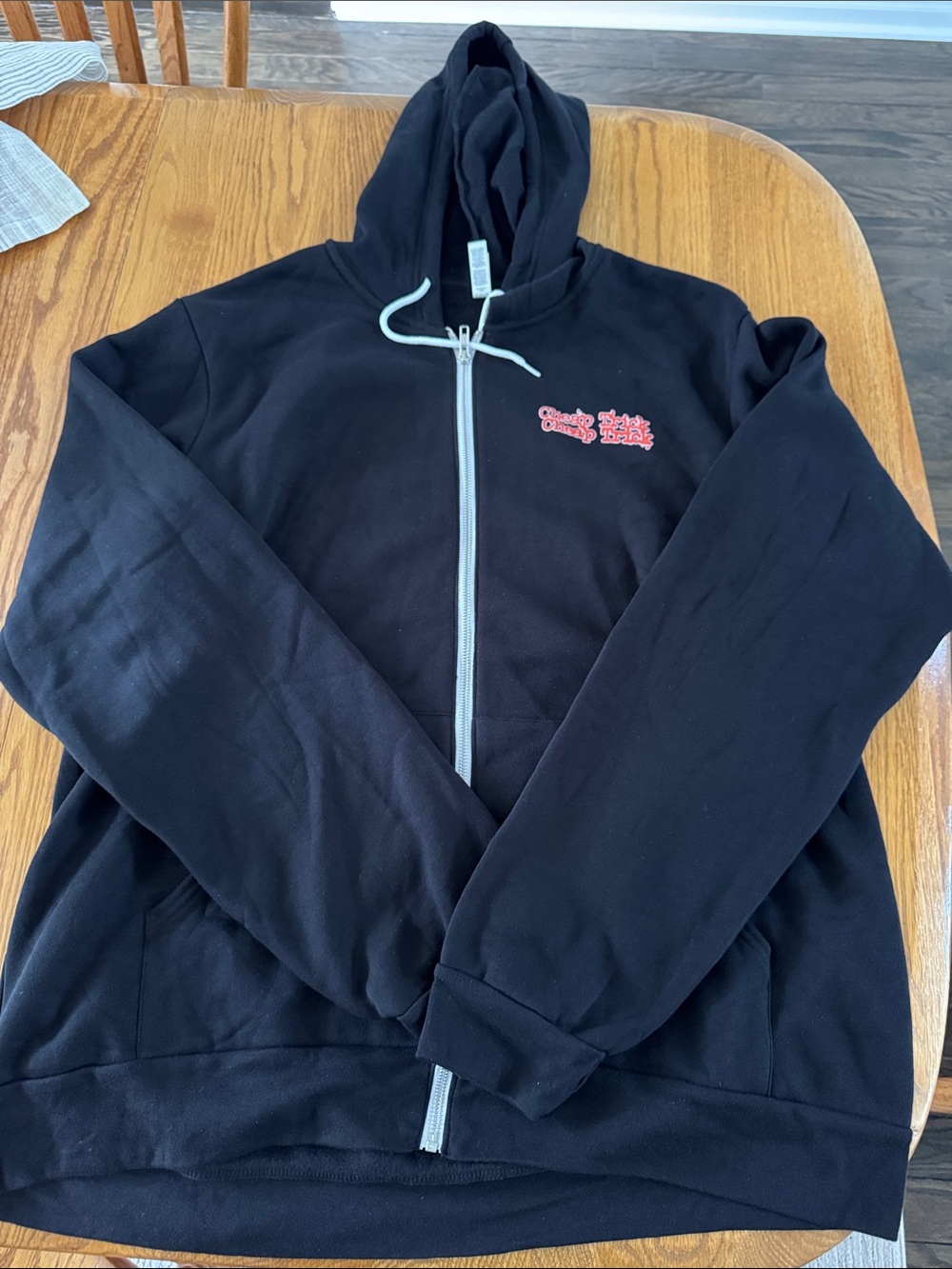 Cheap Trick Official Black Zip Hoodie